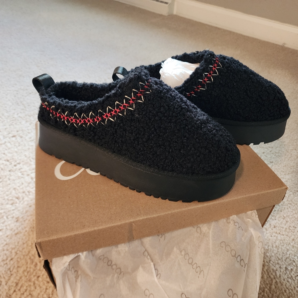 Sherpa Platform Slippers